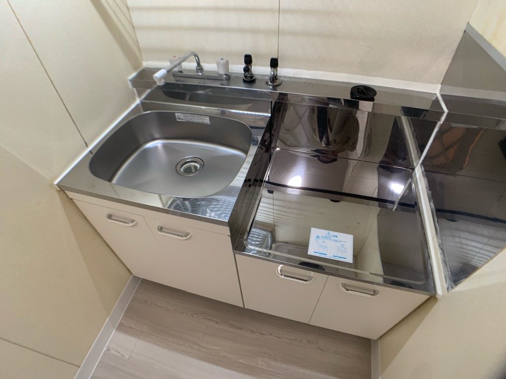 キッチン　ガスコンロ設置可能のキッチンです！