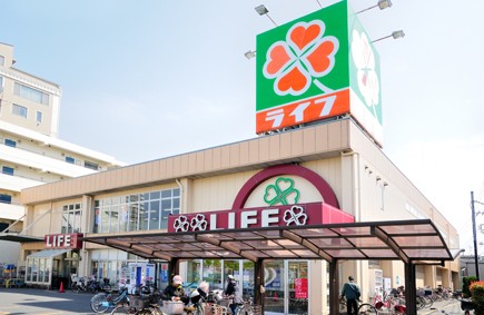 スーパー　ライフ東尾久店（スーパー）まで474m