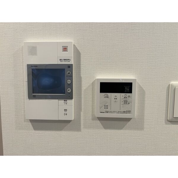 セキュリティ　モニター付きインターホンです