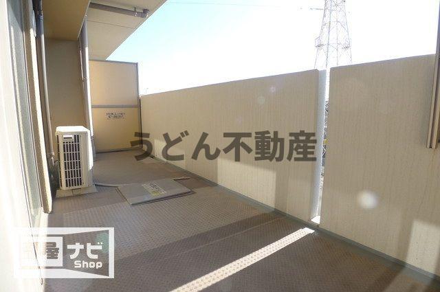 バルコニー　うどん県のお部屋探しはうどん不動産へ うどんちゃんとLINE