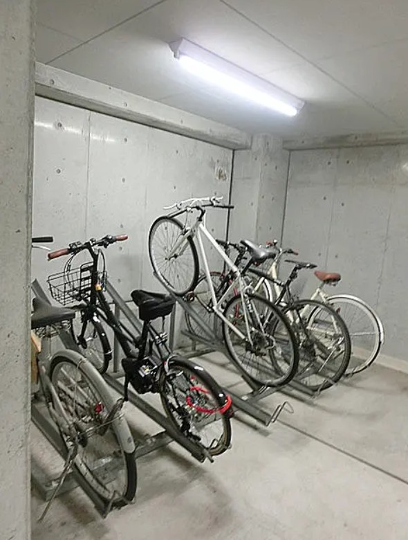 駐車場　駐輪場です