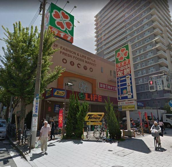 スーパー　ライフ天神橋店（スーパー）まで734m
