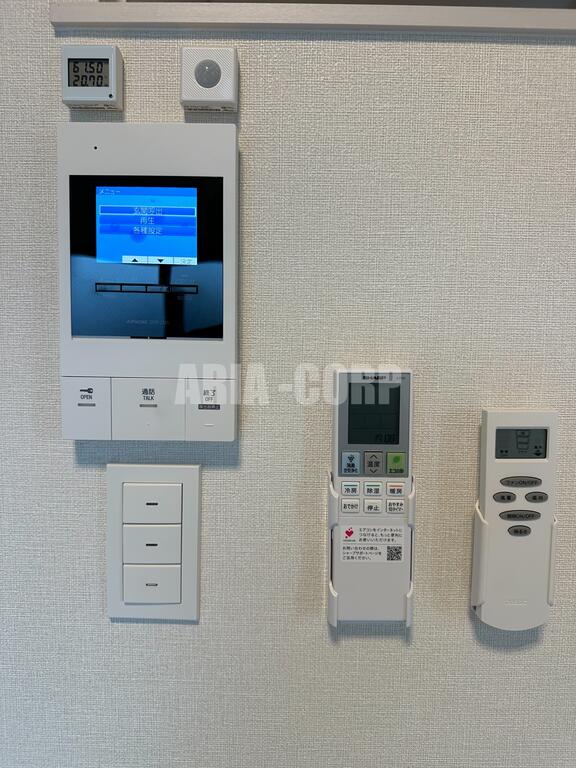 セキュリティ　録画機能付きTVモニターホンで外出時の訪問者も確認できます！