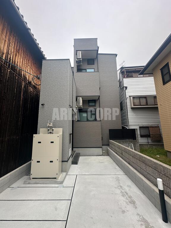 建物外観　2026年完成、大手ハウスメーカー施工のデザイナーズアパー