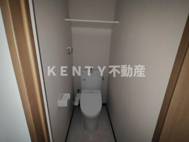 トイレ　ゆったりとした空間のトイレです
