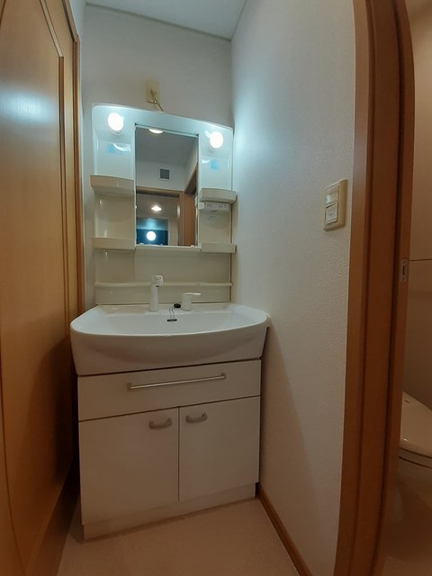 洗面設備　シャワー付きの洗面化粧台もあります☆