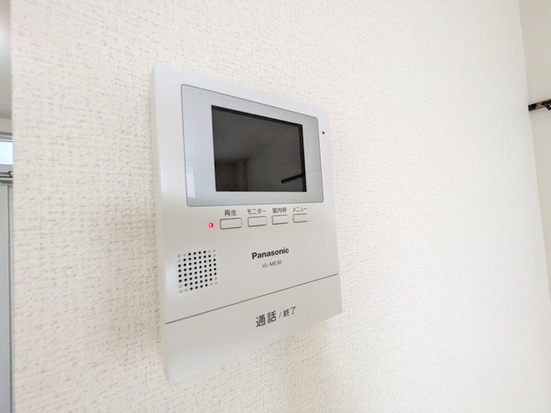 セキュリティ　モニター付きインターホン