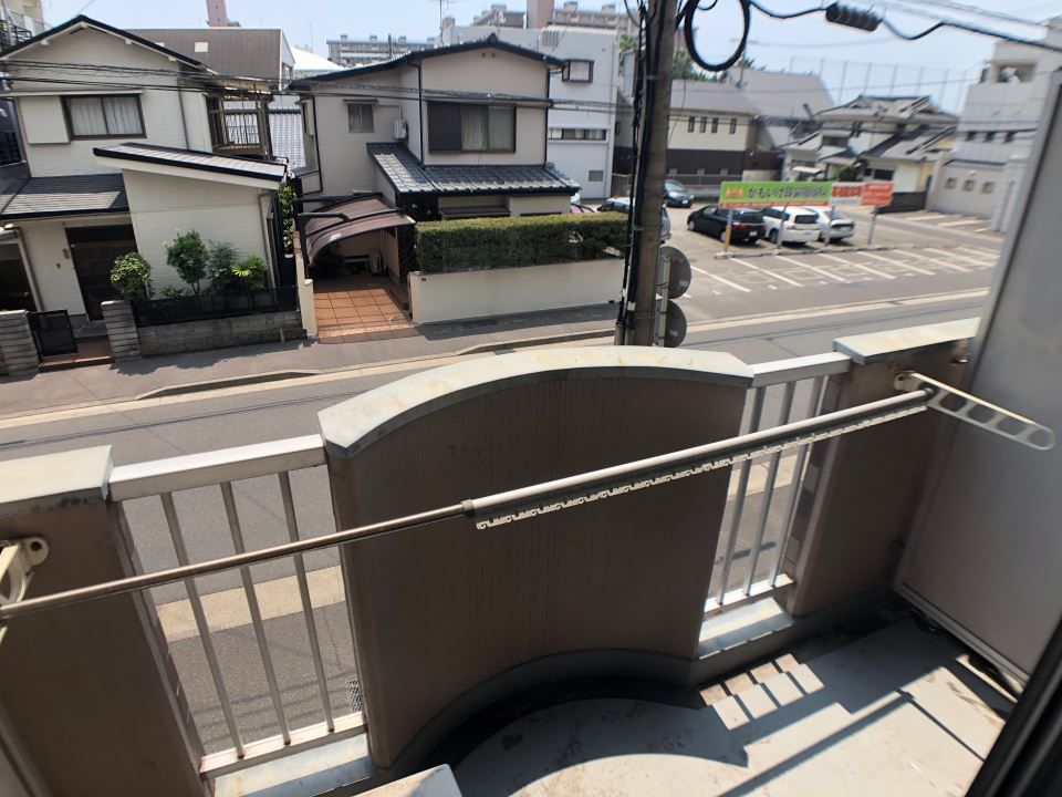 バルコニー　東南向きのお部屋です