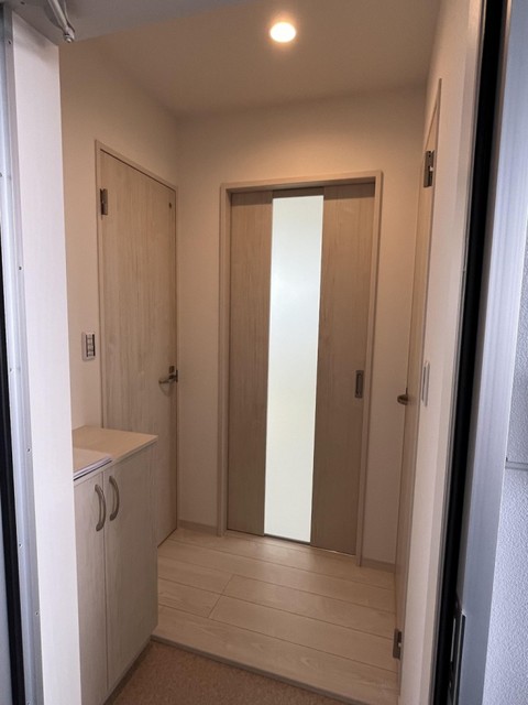 玄関　【玄関】新築時の写真