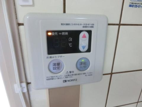 その他設備　給湯操作パネル