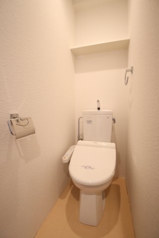 トイレ　ゆったりとした空間のトイレです