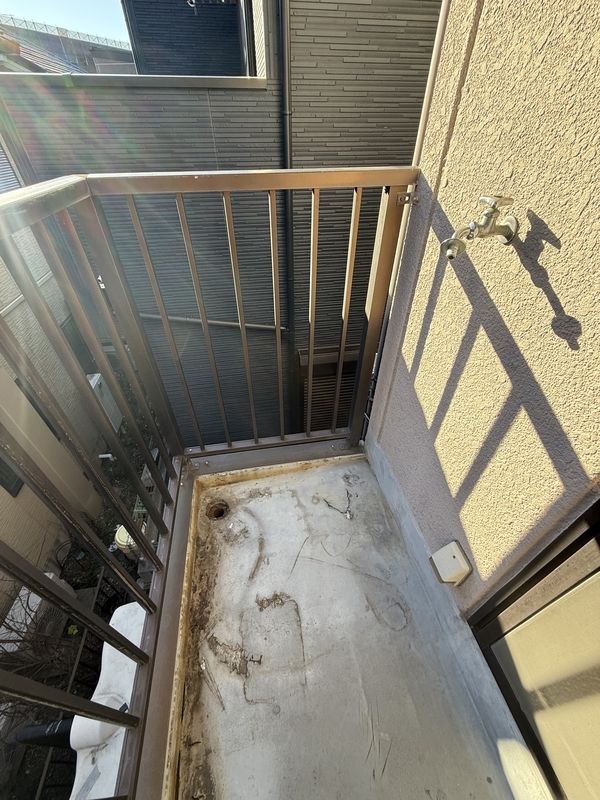 バルコニー　同タイプの他部屋の写真です