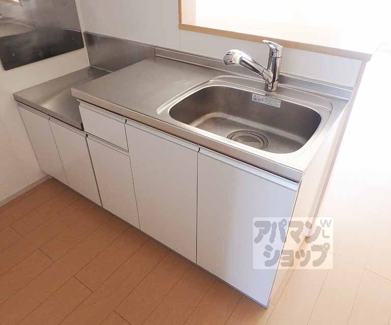 キッチン　２口コンロが設置可能です！