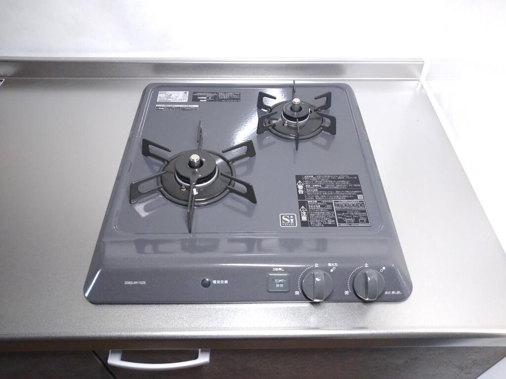 キッチン　２口コンロ