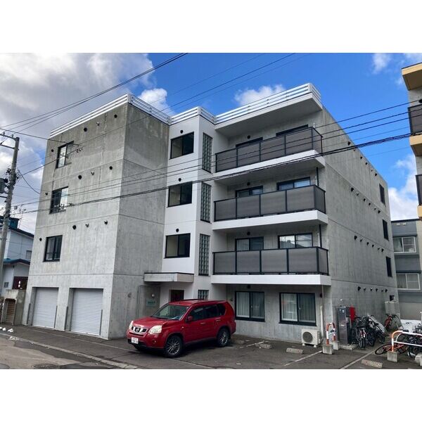 建物外観　敷金・礼金無し！エアコン、浴室乾燥機、ネット無料、洗面化粧台