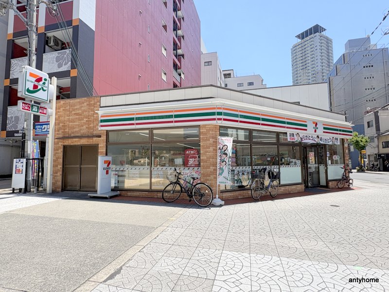 コンビニ　セブンーイレブン大阪農人橋１丁目店（コンビニ）まで341m
