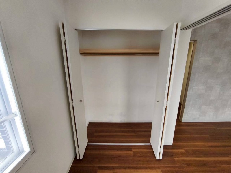 収納　収納を開けてみました！たくさん入りそうですね～