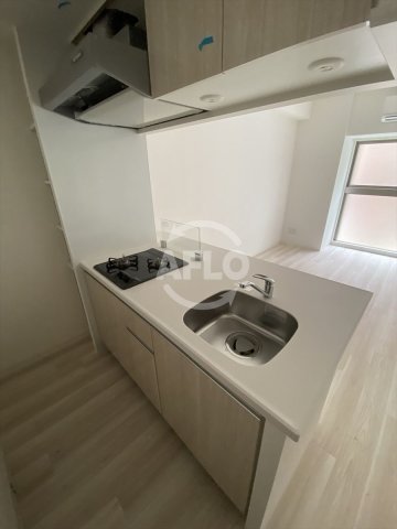キッチン　La Douceur谷町　2口ガスシステムキッチン