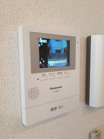 セキュリティ　モニター付きインターホンです