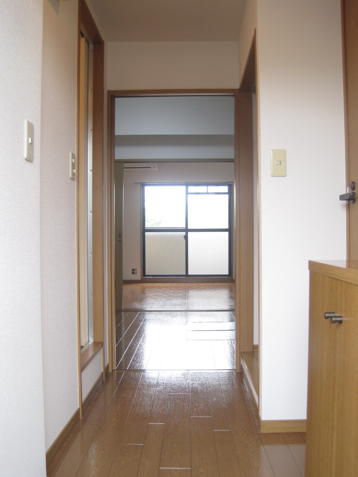 玄関　現況を優先しています。