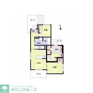 グローブテラス洗足の間取り写真
