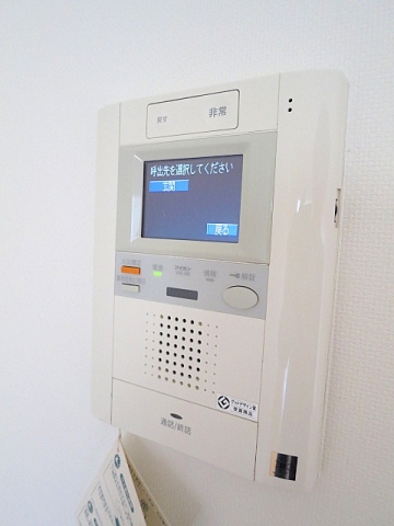 セキュリティ　モニター付きインターフォン