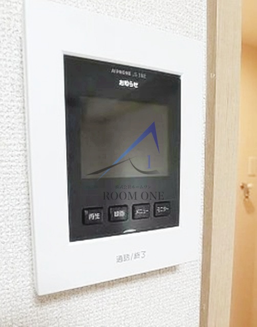 セキュリティ　モニター付きインターホンです。