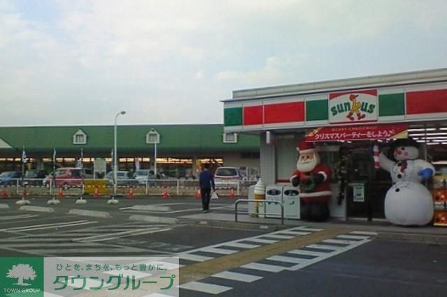コンビニ　サンクス立川上砂町五丁目店（コンビニ）まで407m