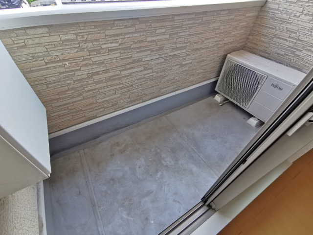 バルコニー　実際のお部屋の写真です。