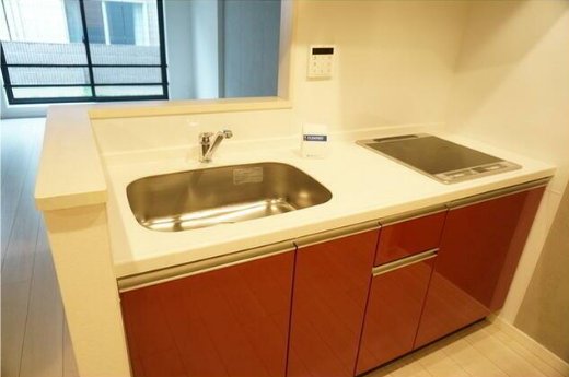 東急田園都市線 三軒茶屋駅 徒歩3分 4階建 築8年のキッチン写真