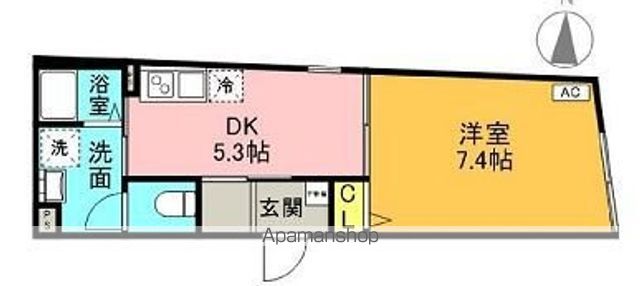 ＪＲ山手線 大塚駅 徒歩9分 5階建 築3年の間取り写真