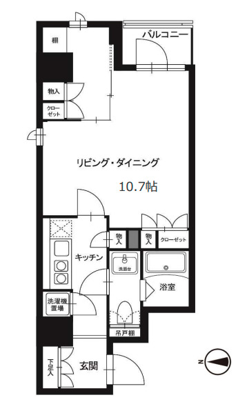 レックスガーデン神楽坂北町の間取り写真
