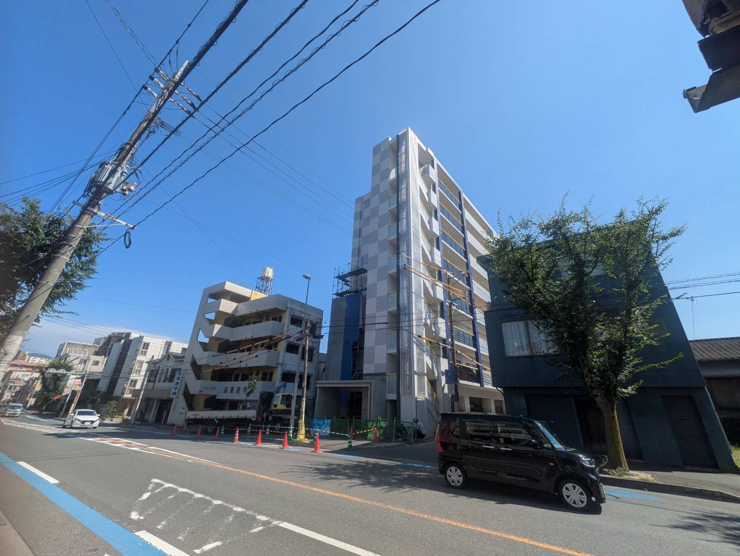 建物外観　建築中