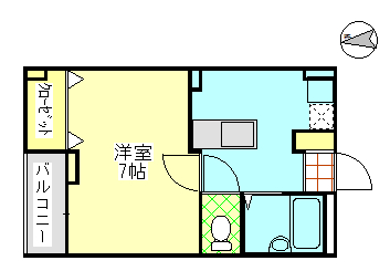 高田556の間取り写真
