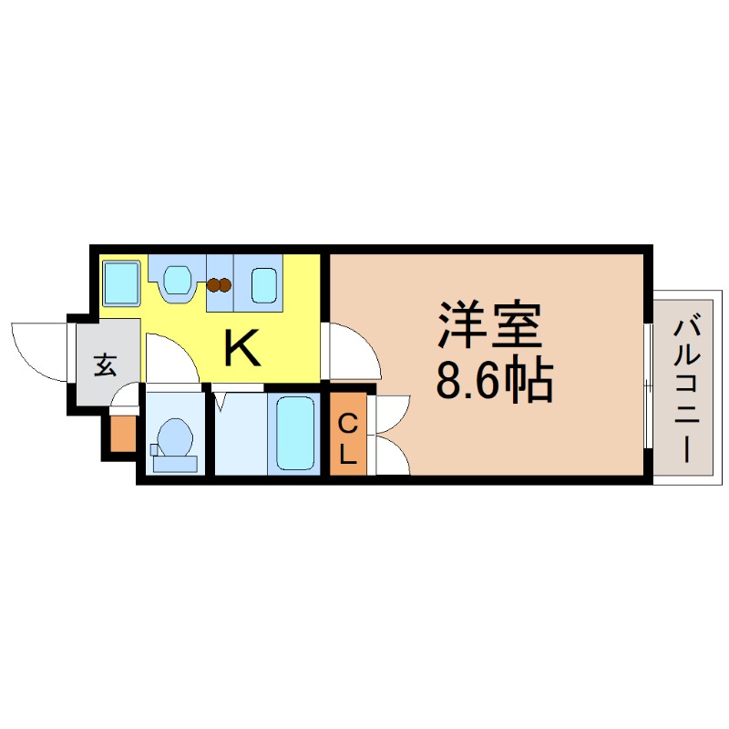 地下鉄桜通線 吹上駅 徒歩8分 13階建 築12年の間取り写真