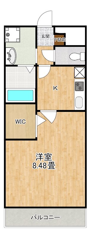 アンプルール光明池の間取り写真