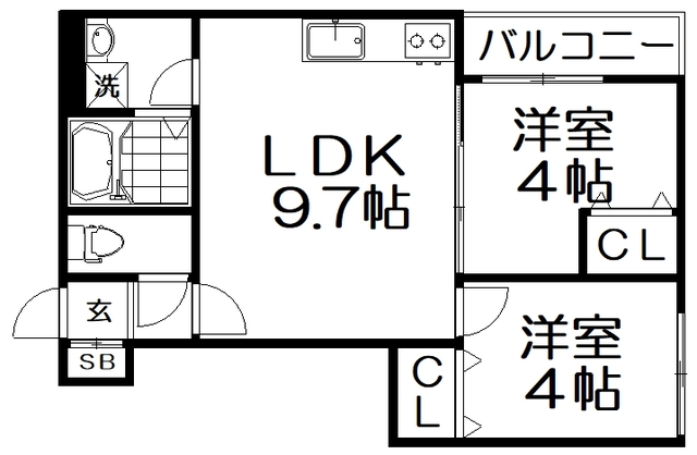 D porta annexの間取り写真