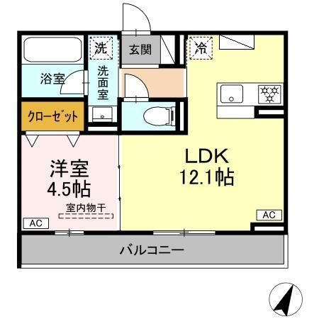 オランジェ・榊の間取り写真
