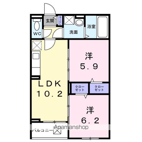 アルストロメリアVの間取り写真