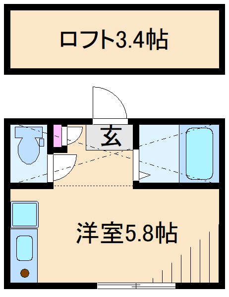 GAタウン白楽IIの間取り写真