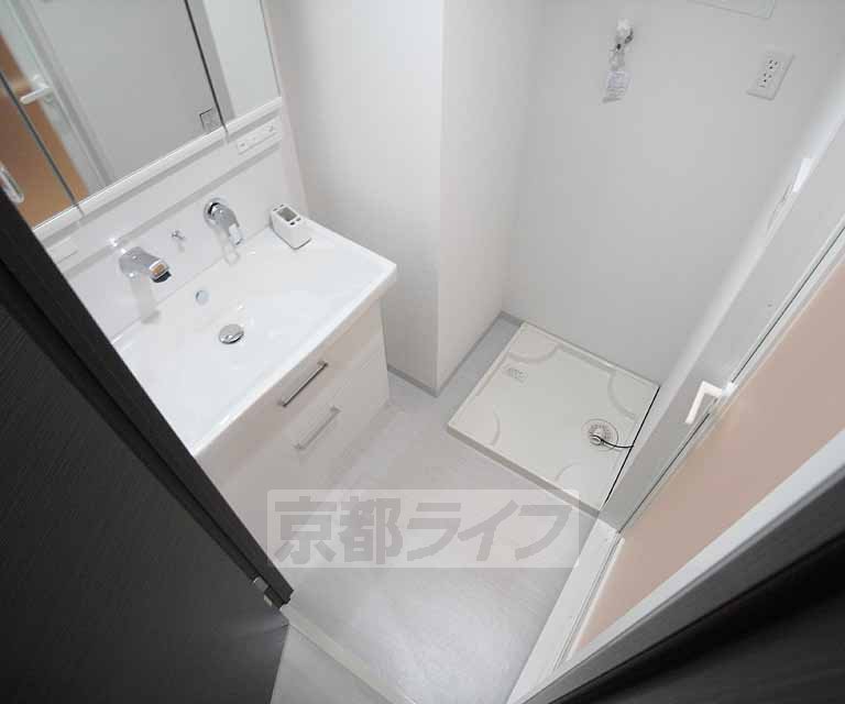洗面設備　脱衣所です。