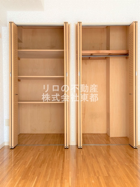 収納　収納はクローゼットタイプなので、整理整頓はかどります☆