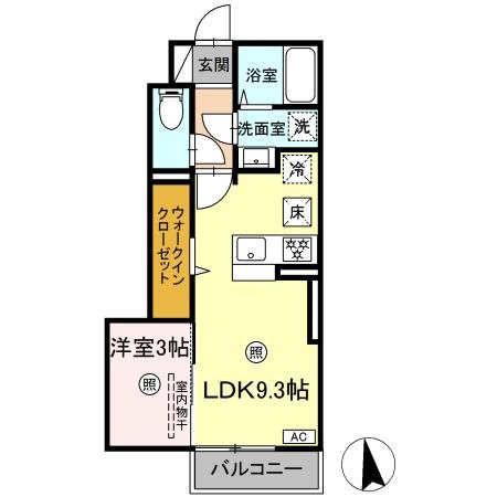 D-ROOM CELINE A棟の間取り写真