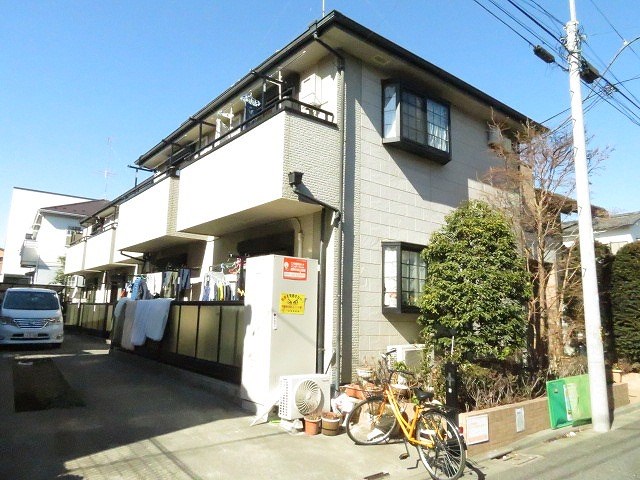 建物外観　オートロック付２階建てアパート♪
