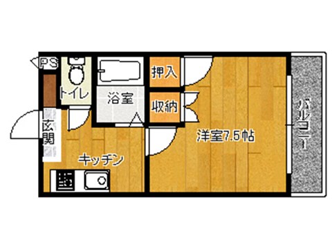 ヴィラクレッシェンドの間取り写真