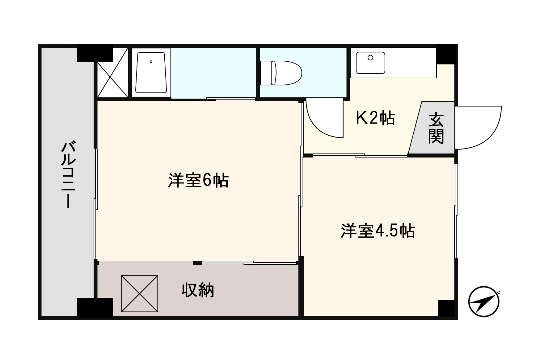 アシスト上越マンションIの間取り写真