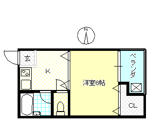 橿原市八木町のマンションの間取り