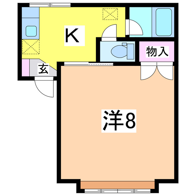 サンメゾン堀割の間取り