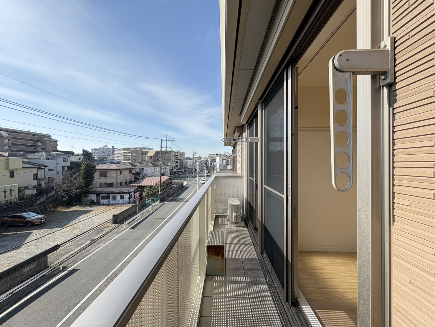 バルコニー　バルコニーからの眺望