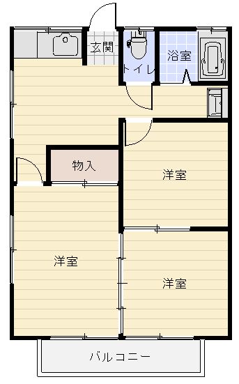 シティハイツアカサカの間取り